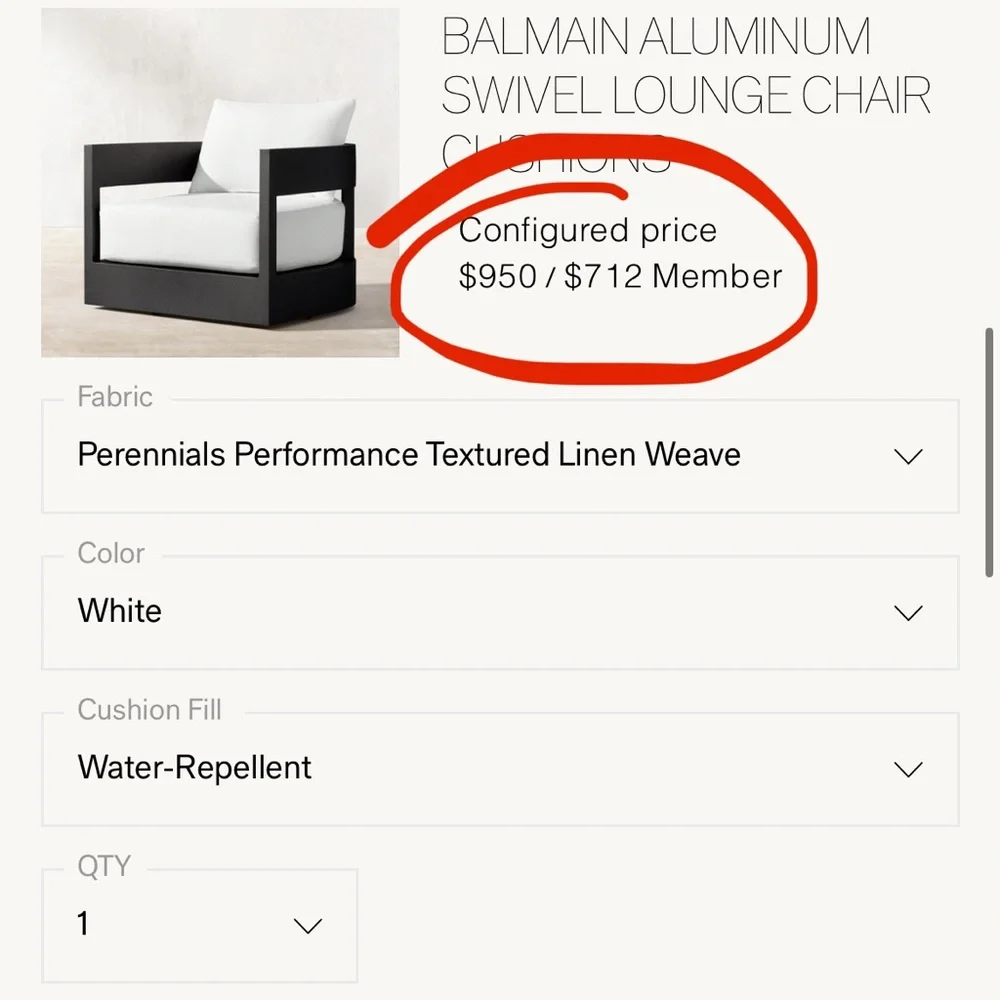 Restoration Hardware two sets